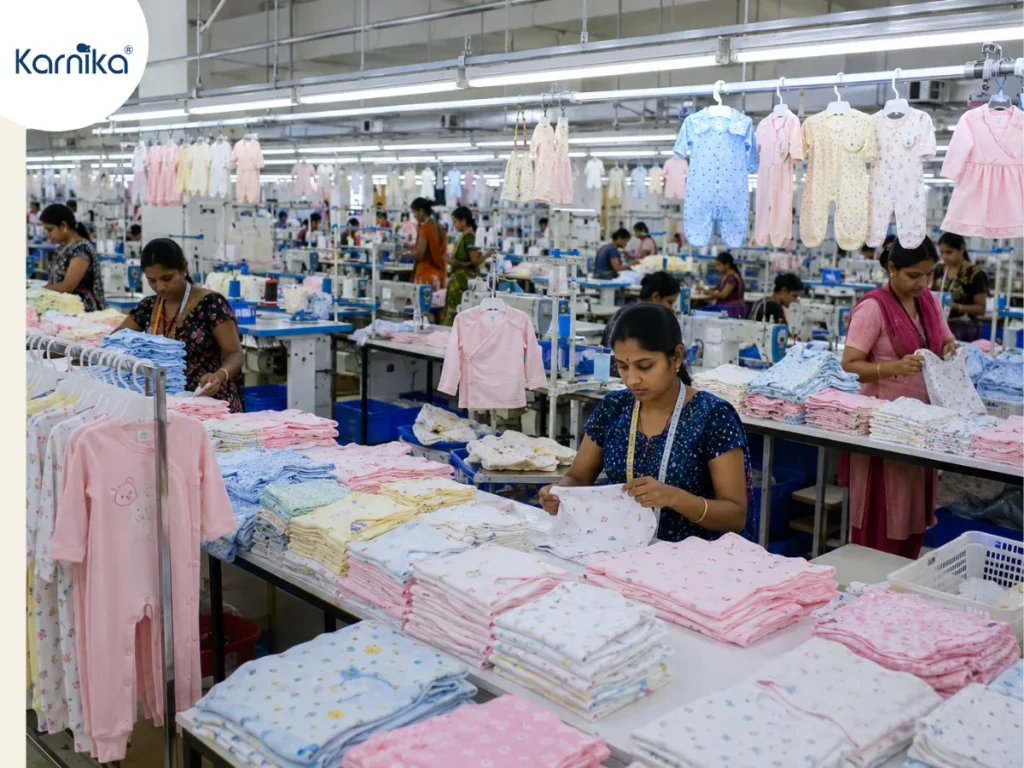 garments manufacturing company in Kolkata working on kidswear