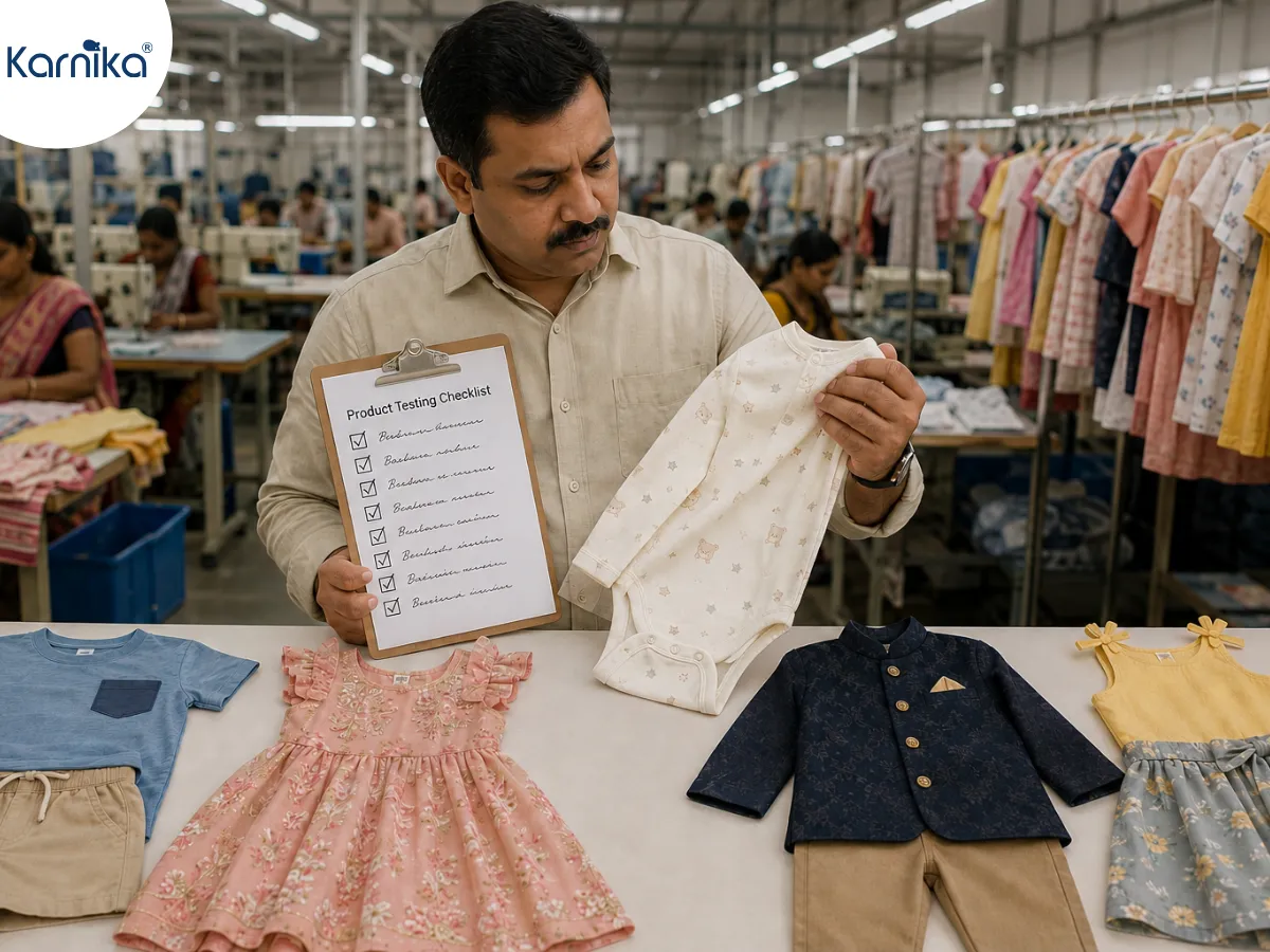 product testing checklist before bulk order